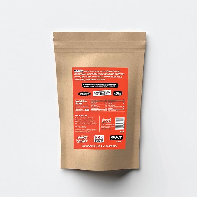 Chutnefy - 5-Second Instant Tangy Tomato Chutney - 250 gms